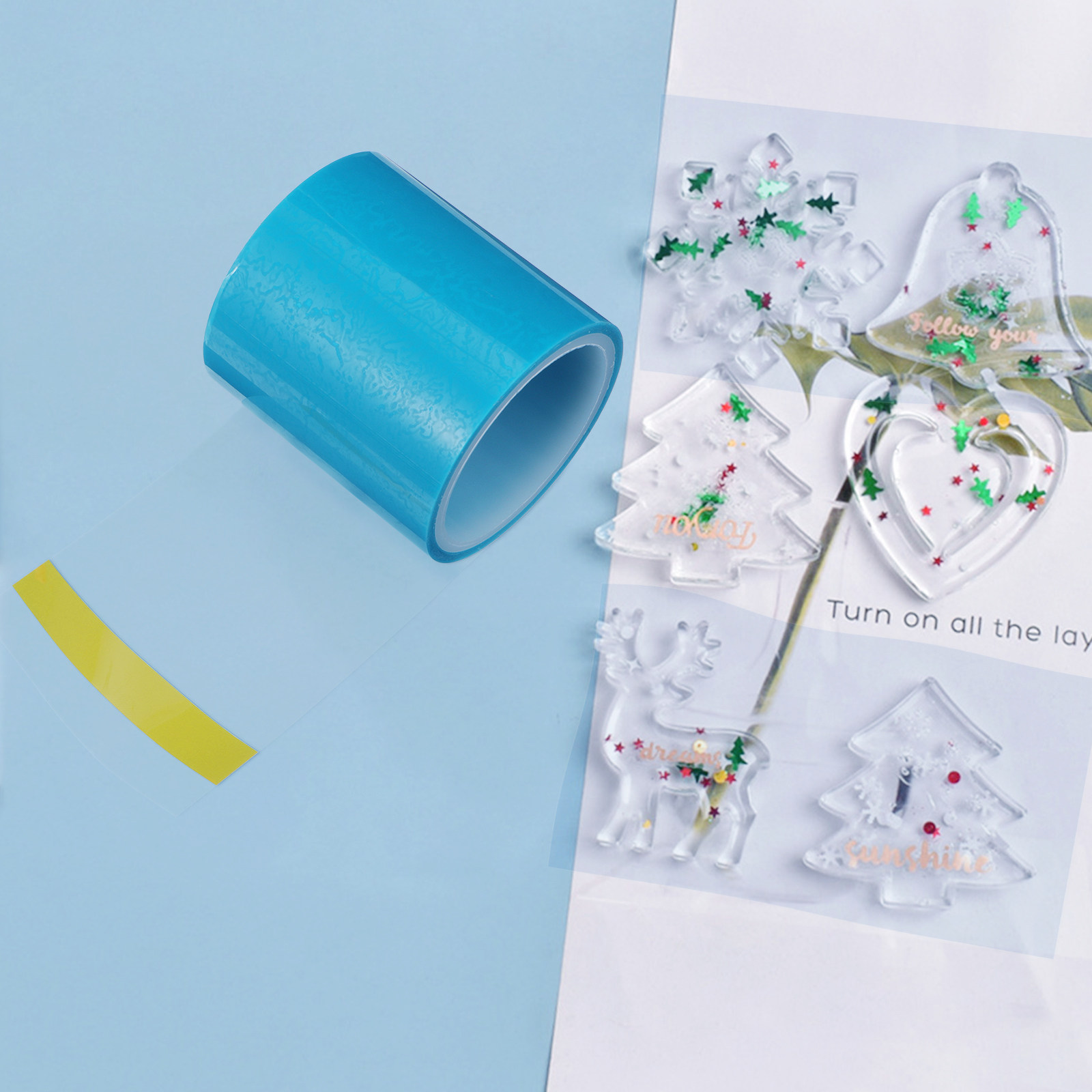 Woodworking Resin - 2 Rolls Resin Prototype Tape Transparent