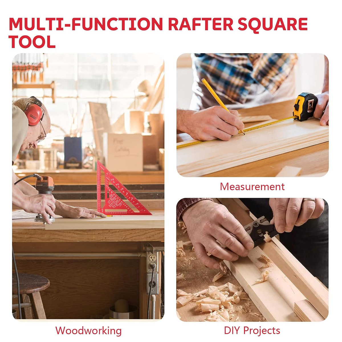 Aluminum Alloy Speed Square Hi - Woodworking Workshop recension och pris