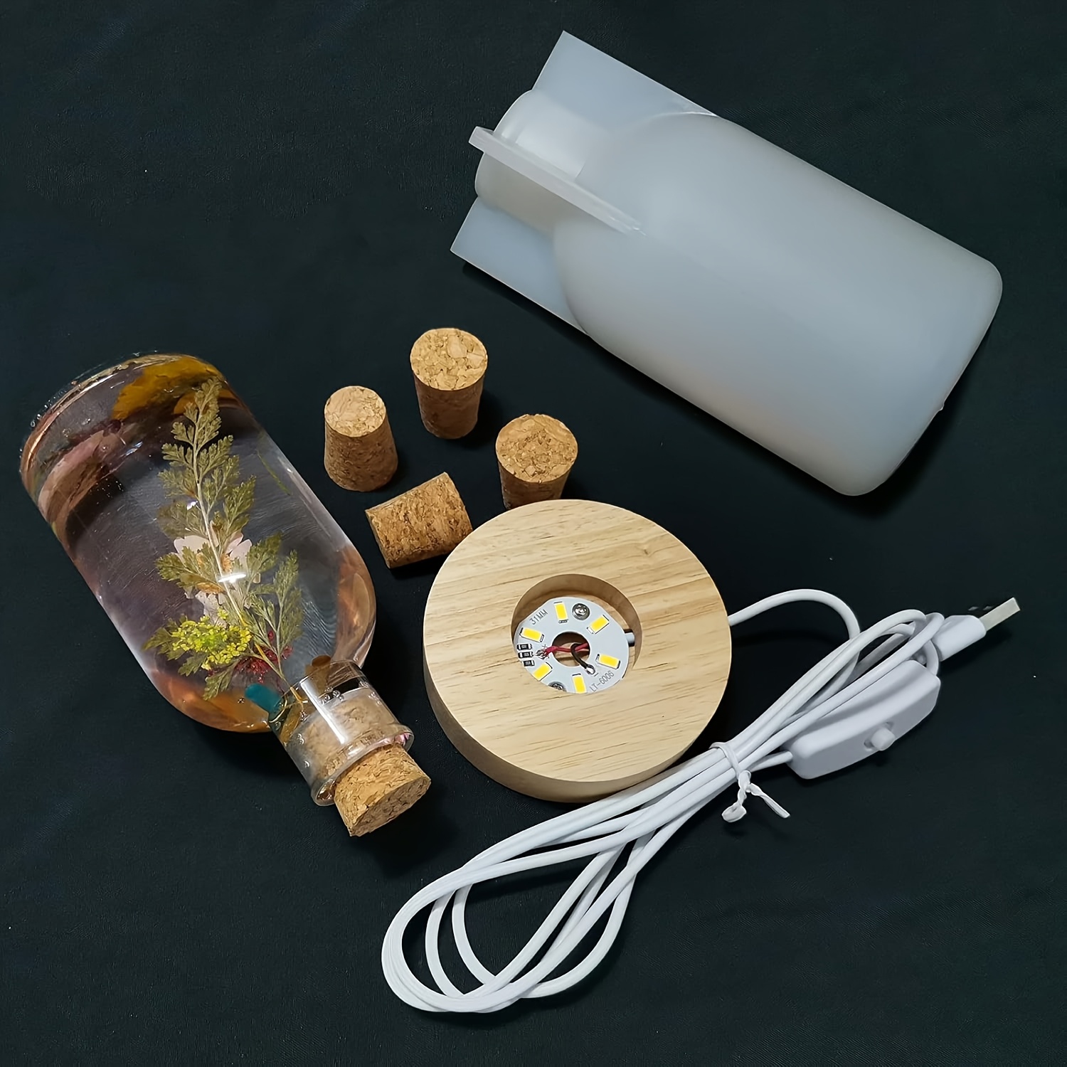 Drift Bottle Light Resin Mold  - Woodworking Resin recension och pris