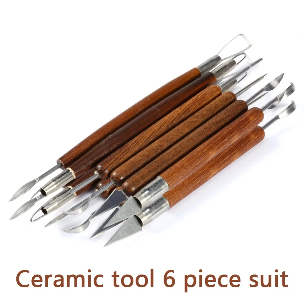 6PCS Sculpting Tool Pottery Wo - Wood Chisel Set recension och pris