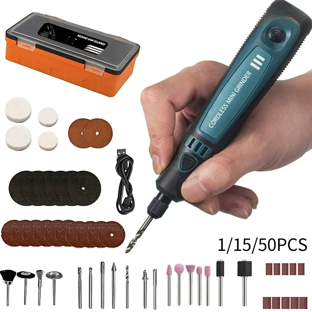 USB Cordless Electric Grinder  - Wood Chisel Set recension och pris