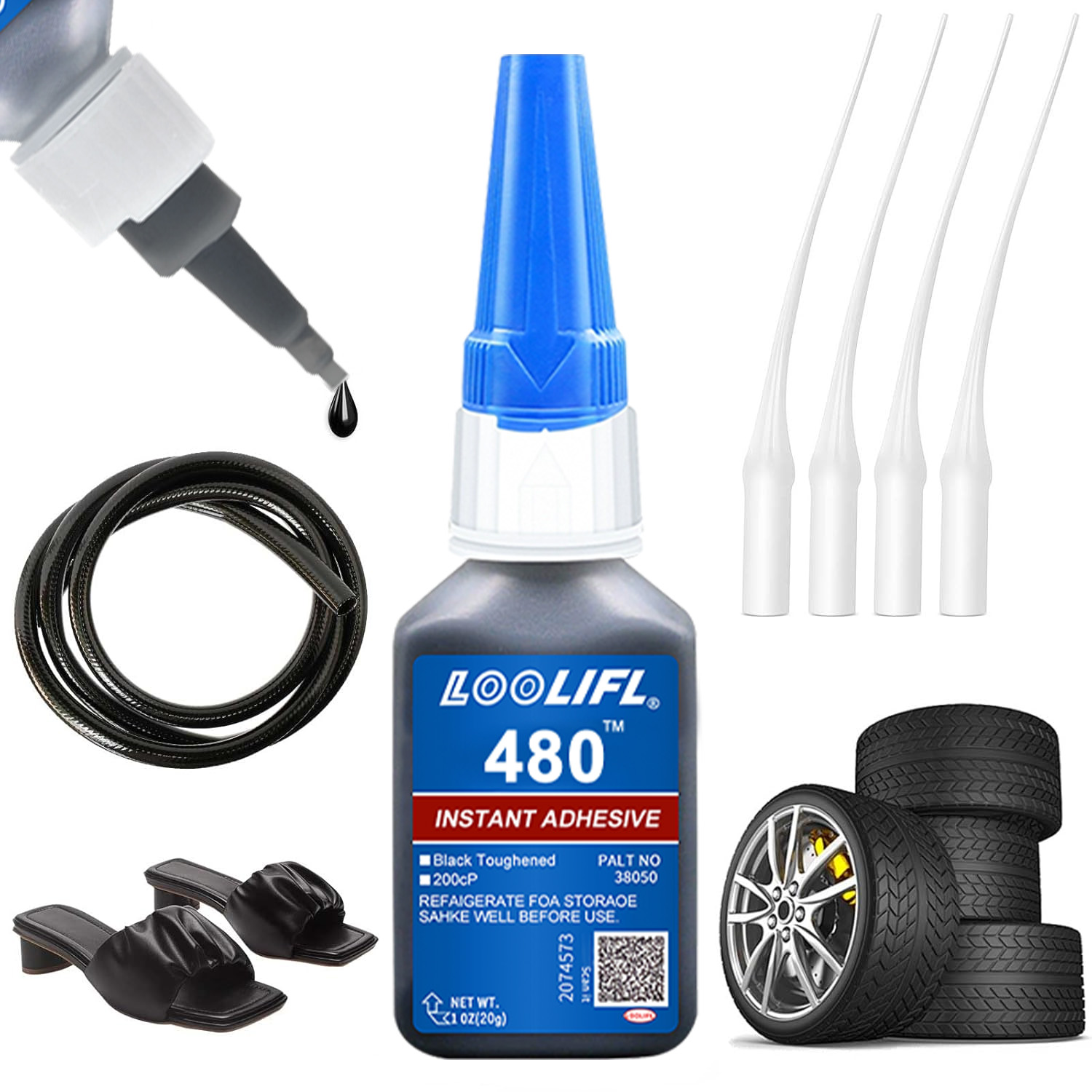 480 Black Strong Quick-Drying  - Woodworking Glue recension och pris